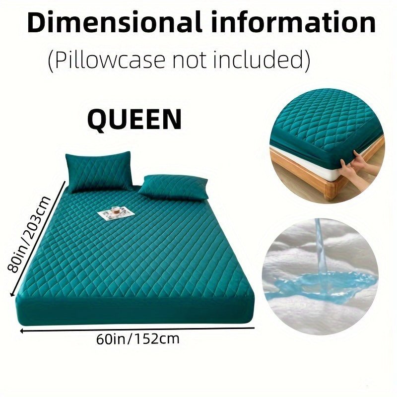Waterproof Multicolor Mattress Protector Soft Comfortable Fitted Sheet - Taylor K Shop