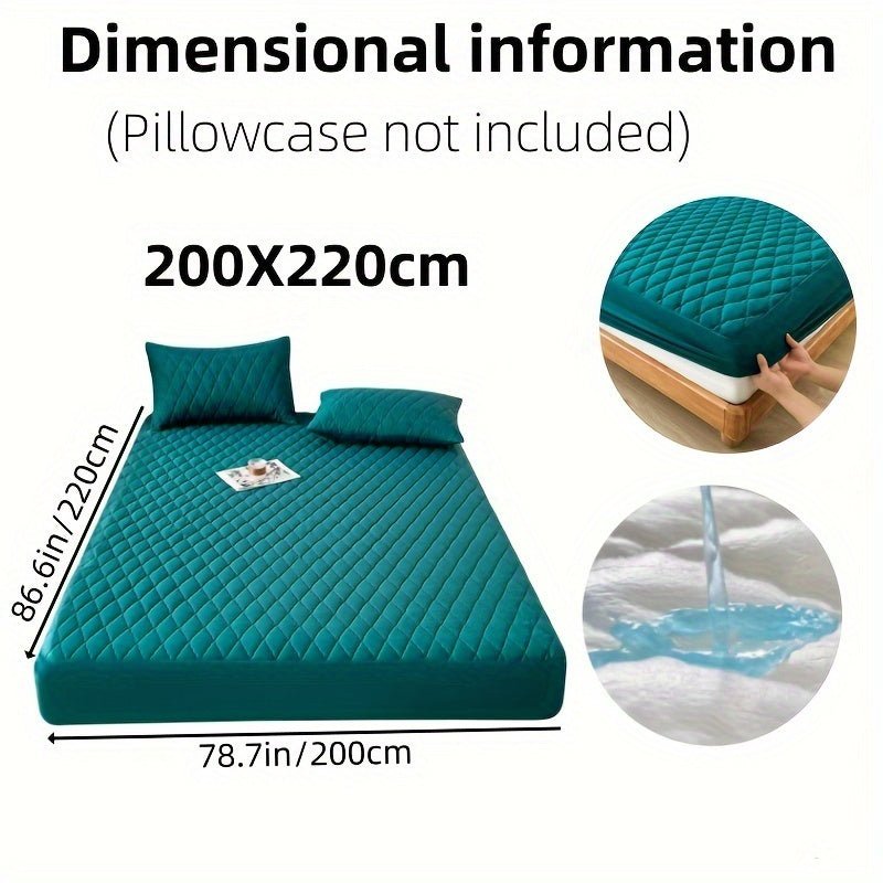 Waterproof Multicolor Mattress Protector Soft Comfortable Fitted Sheet - Taylor K Shop