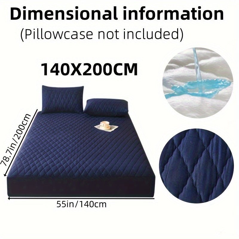 Waterproof Multicolor Mattress Protector Soft Comfortable Fitted Sheet - Taylor K Shop