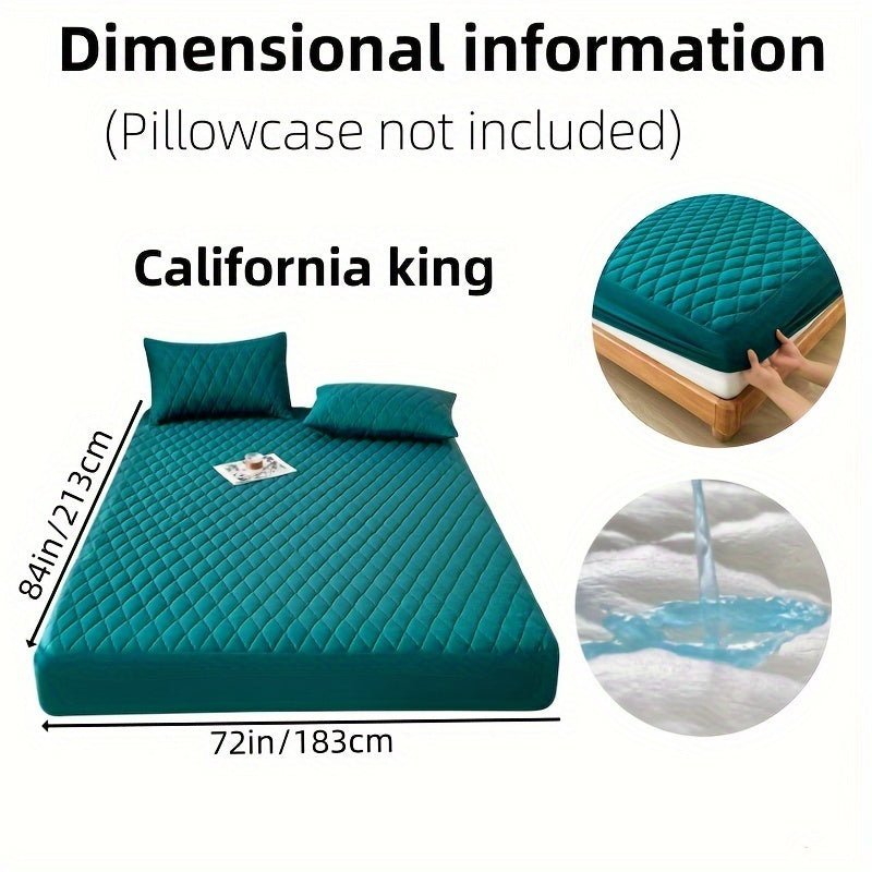 Waterproof Multicolor Mattress Protector Soft Comfortable Fitted Sheet - Taylor K Shop