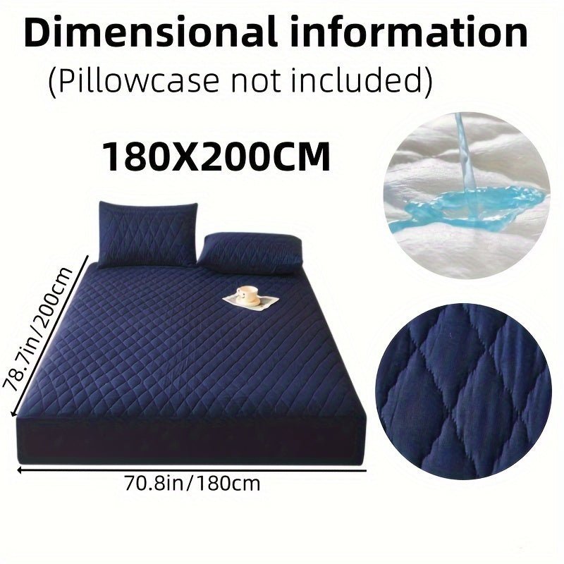 Waterproof Multicolor Mattress Protector Soft Comfortable Fitted Sheet - Taylor K Shop