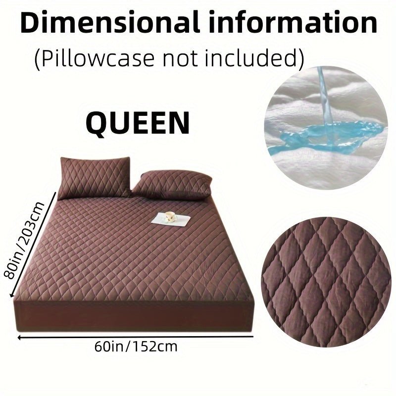 Waterproof Multicolor Mattress Protector Soft Comfortable Fitted Sheet - Taylor K Shop