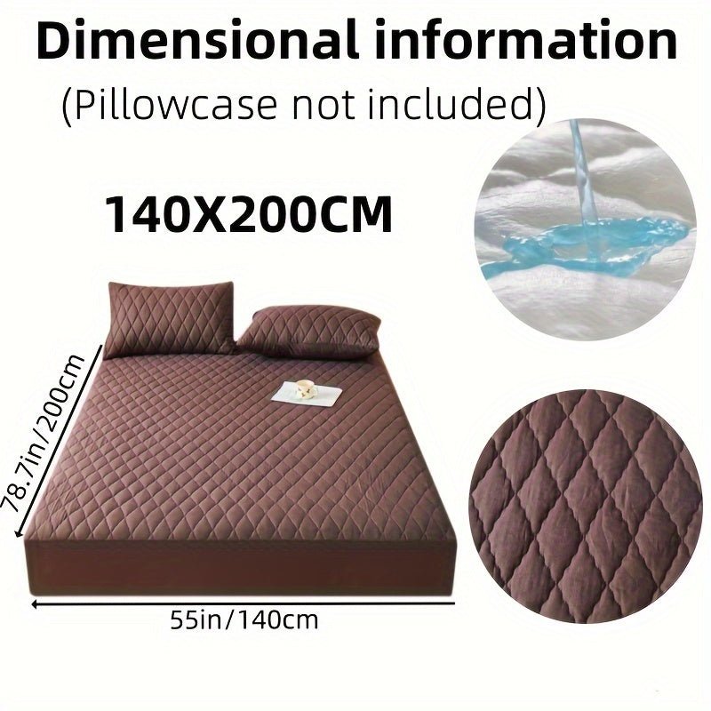 Waterproof Multicolor Mattress Protector Soft Comfortable Fitted Sheet - Taylor K Shop