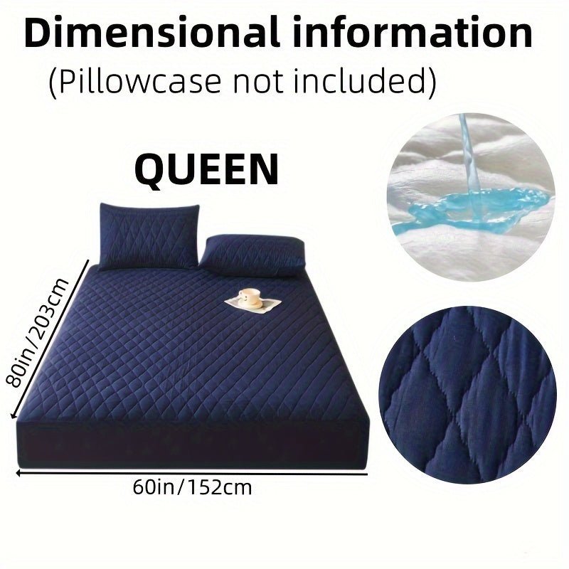 Waterproof Multicolor Mattress Protector Soft Comfortable Fitted Sheet - Taylor K Shop