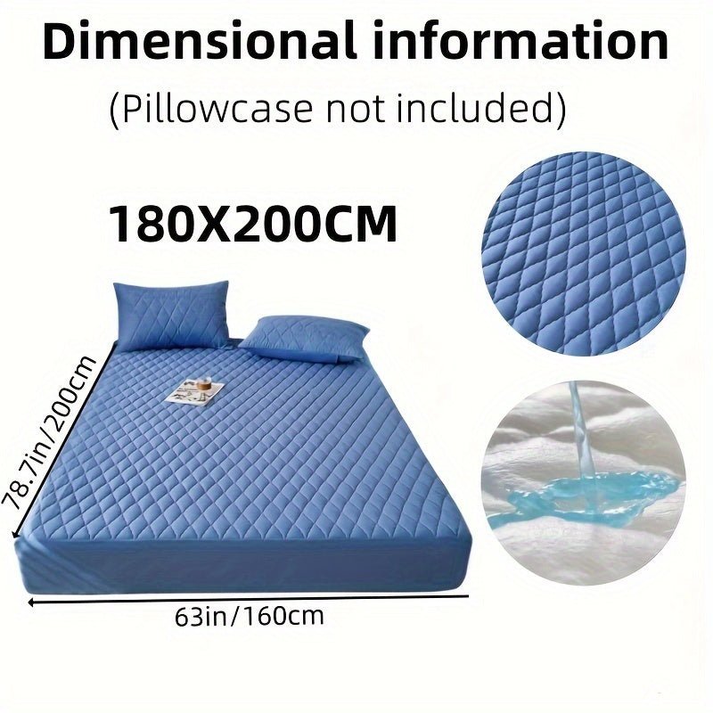Waterproof Multicolor Mattress Protector Soft Comfortable Fitted Sheet - Taylor K Shop