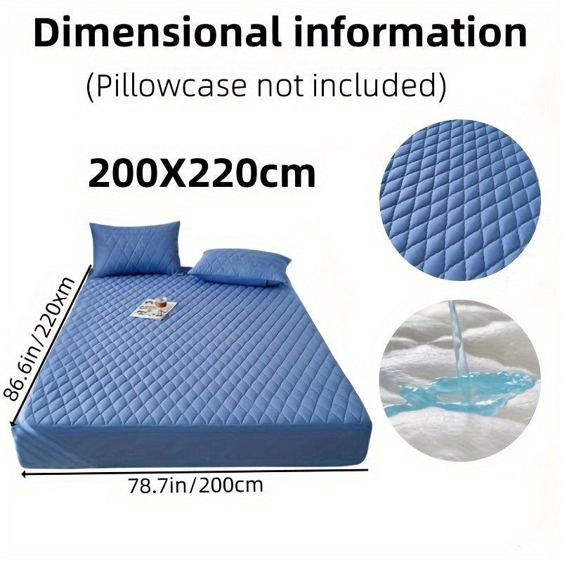 Waterproof Multicolor Mattress Protector Soft Comfortable Fitted Sheet - Taylor K Shop