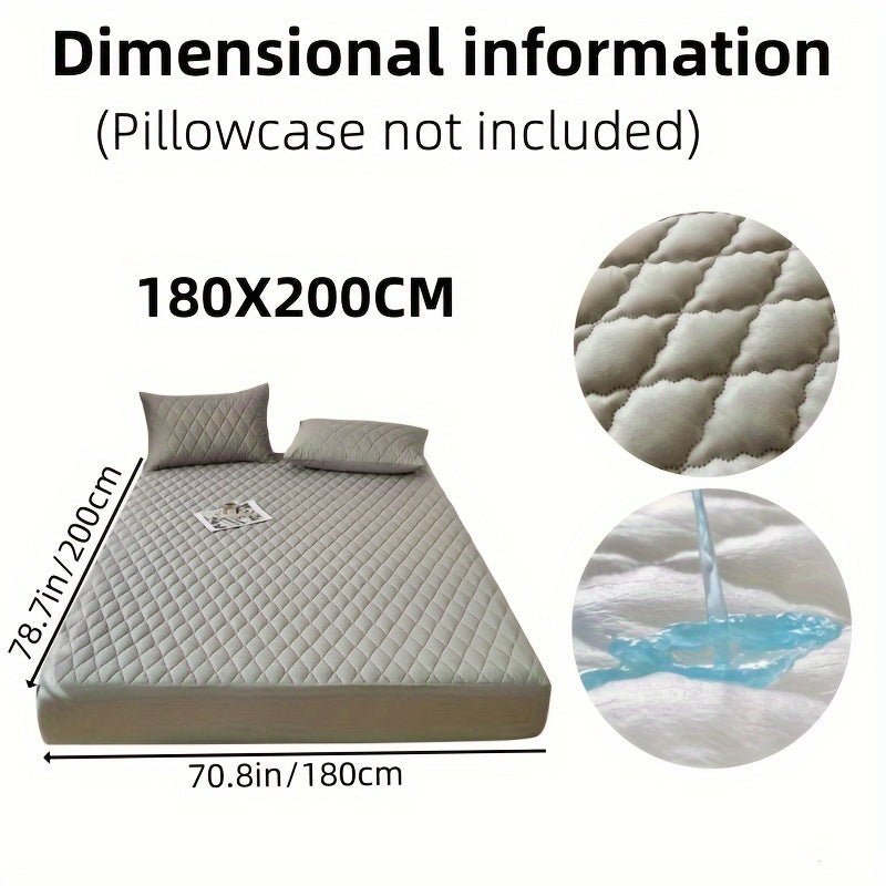 Waterproof Multicolor Mattress Protector Soft Comfortable Fitted Sheet - Taylor K Shop