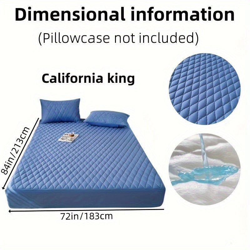 Waterproof Multicolor Mattress Protector Soft Comfortable Fitted Sheet - Taylor K Shop