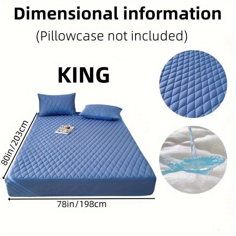 Waterproof Multicolor Mattress Protector Soft Comfortable Fitted Sheet - Taylor K Shop