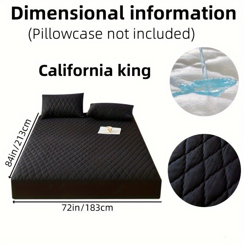 Waterproof Multicolor Mattress Protector Soft Comfortable Fitted Sheet - Taylor K Shop