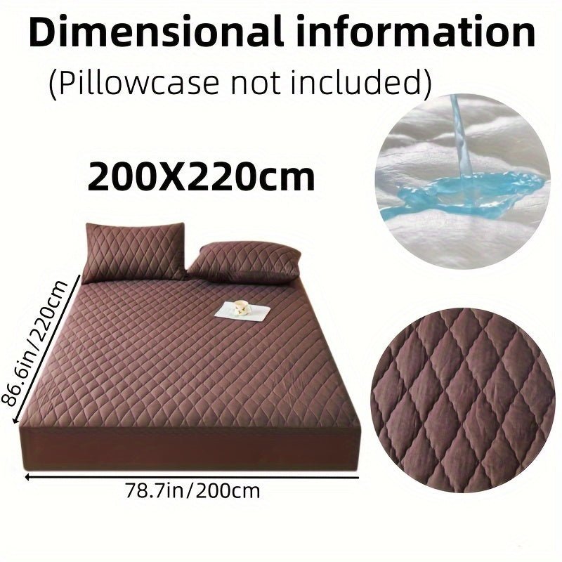 Waterproof Multicolor Mattress Protector Soft Comfortable Fitted Sheet - Taylor K Shop