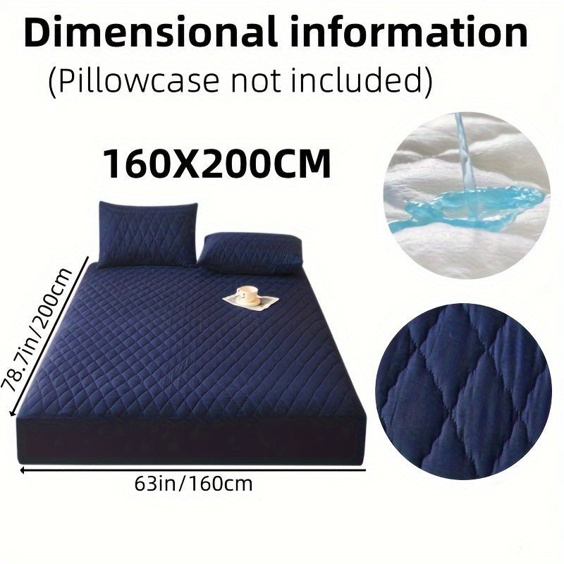 Waterproof Multicolor Mattress Protector Soft Comfortable Fitted Sheet - Taylor K Shop
