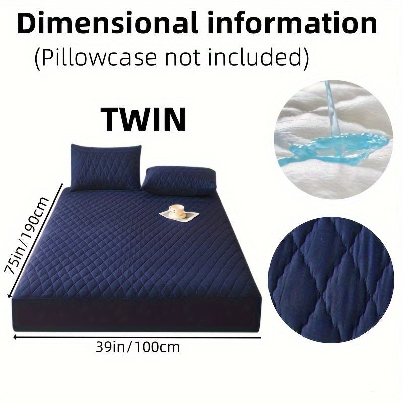 Waterproof Multicolor Mattress Protector Soft Comfortable Fitted Sheet - Taylor K Shop