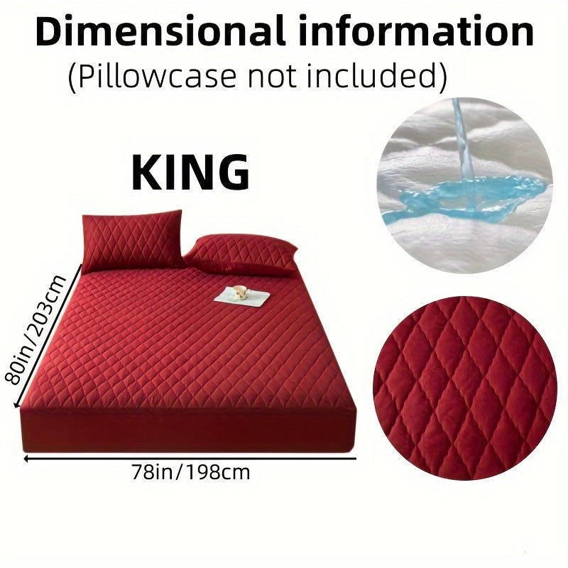 Waterproof Multicolor Mattress Protector Soft Comfortable Fitted Sheet - Taylor K Shop