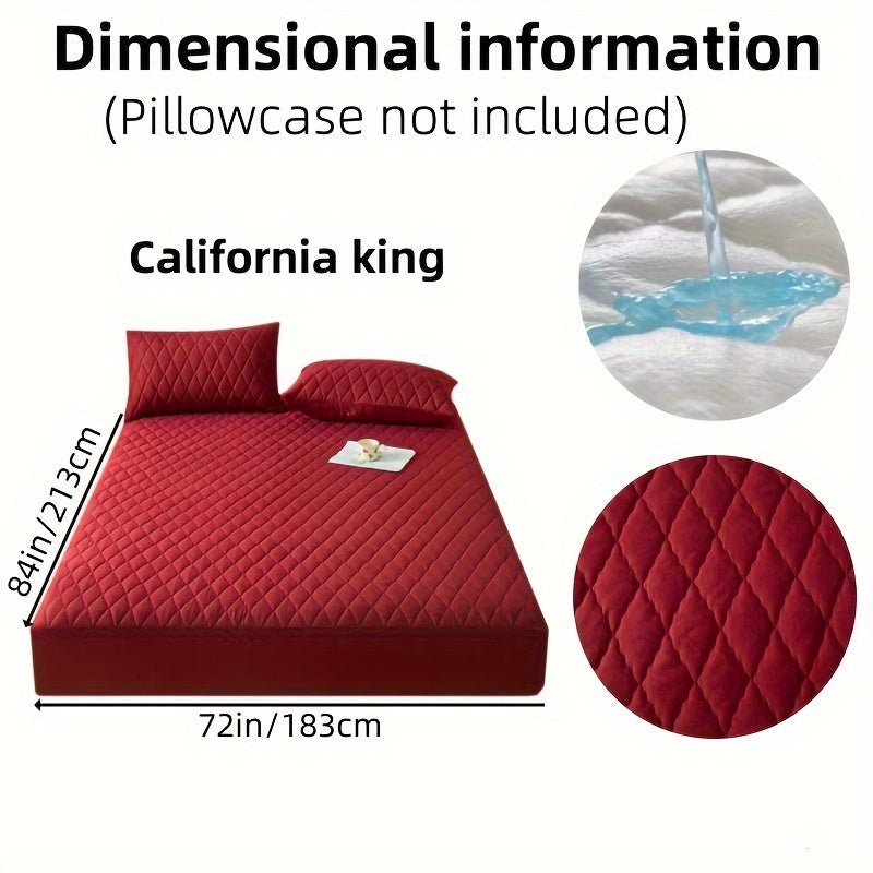 Waterproof Multicolor Mattress Protector Soft Comfortable Fitted Sheet - Taylor K Shop