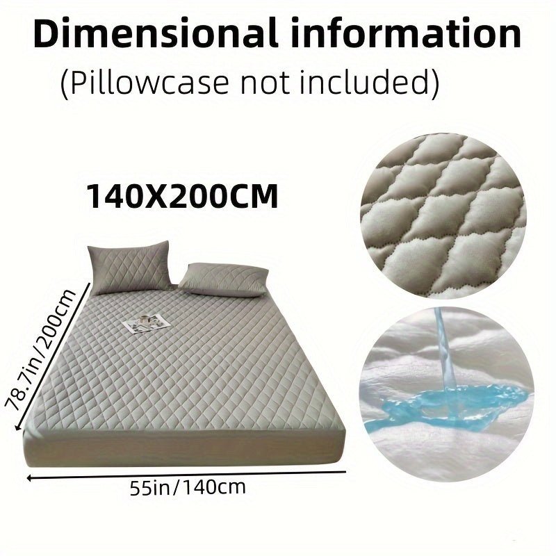 Waterproof Multicolor Mattress Protector Soft Comfortable Fitted Sheet - Taylor K Shop