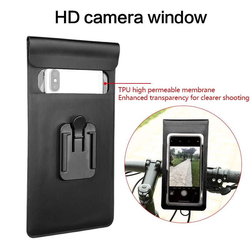 Waterproof Touchscreen Bike Phone Holder with 360 Rotation - Taylor K Shop