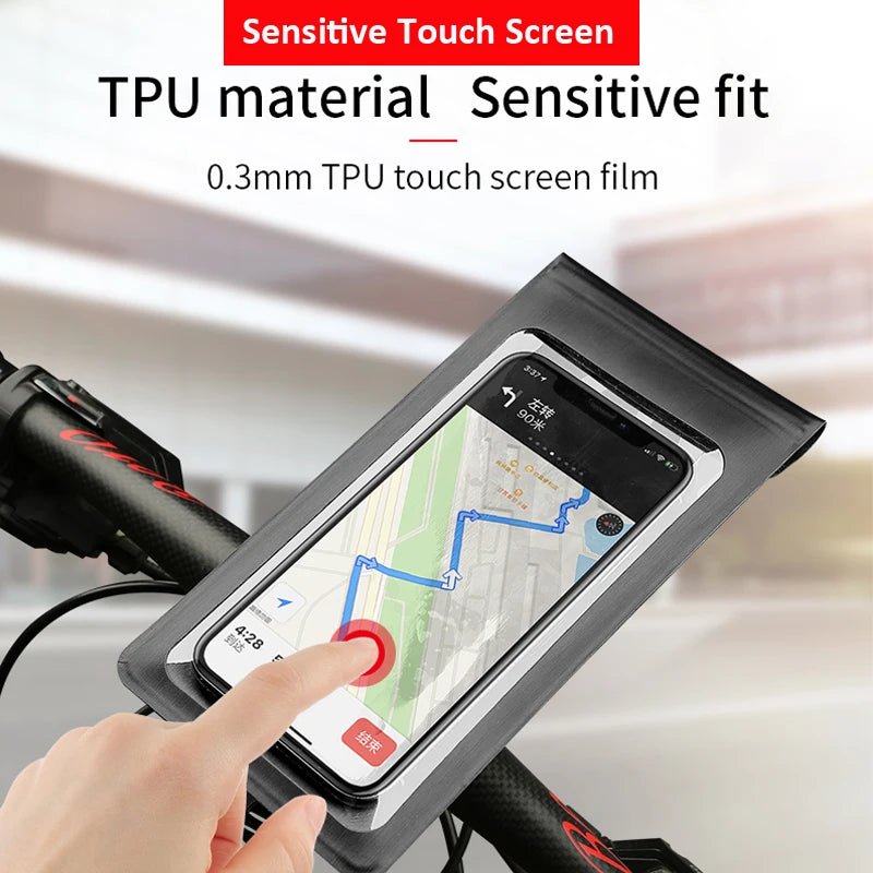 Waterproof Touchscreen Bike Phone Holder with 360 Rotation - Taylor K Shop
