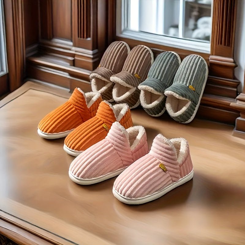 Womens AllSeason Cozy SlipOn Slippers with Plush Lining - Taylor K Shop