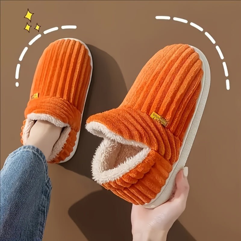 Womens AllSeason Cozy SlipOn Slippers with Plush Lining - Taylor K Shop