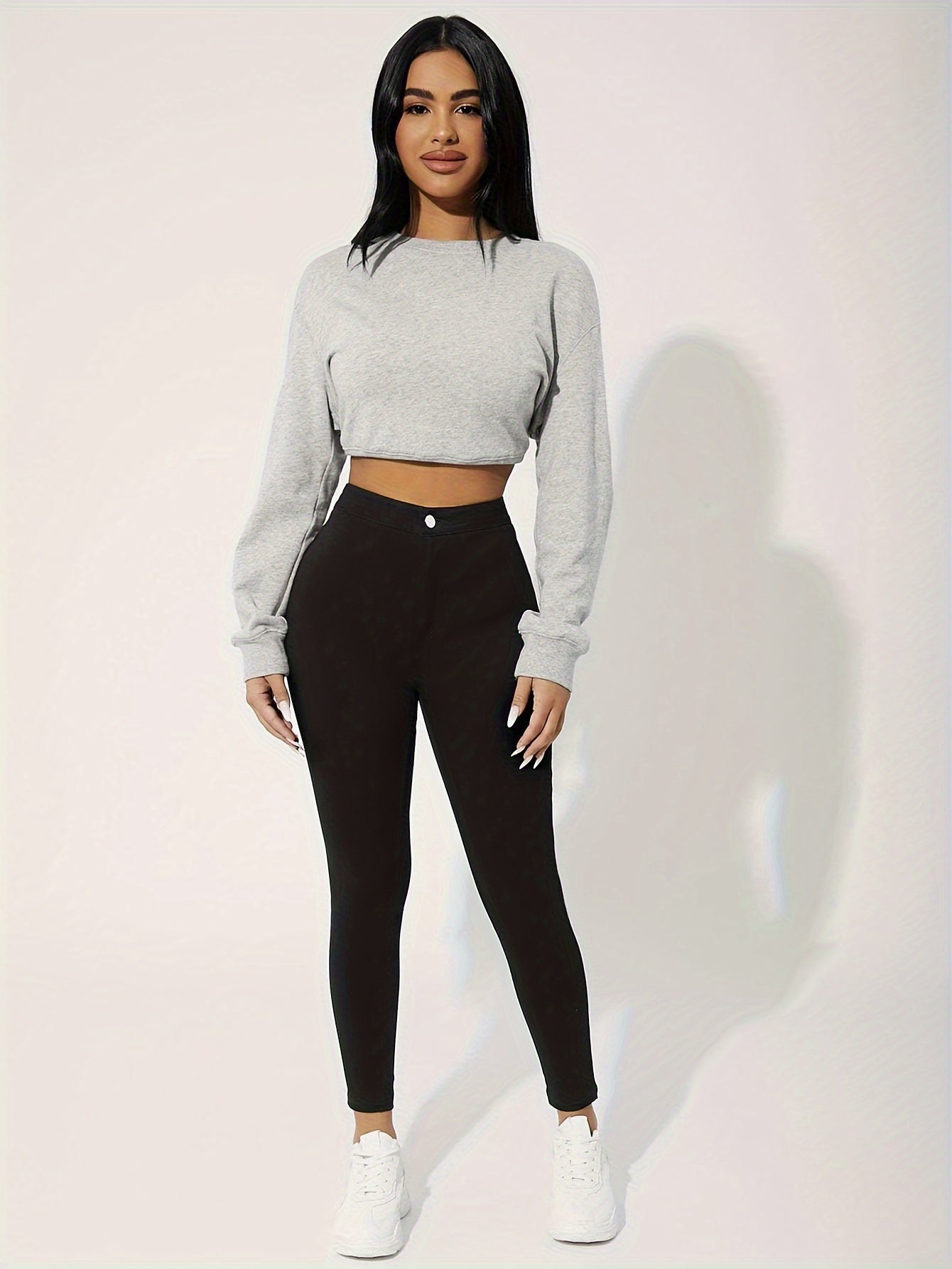 Womens Elegant HighWaisted Stretch Denim Jeans - Taylor K Shop