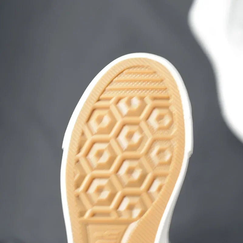 Womens Stylish KneeHigh Canvas LaceUp Sneakers - Taylor K Shop