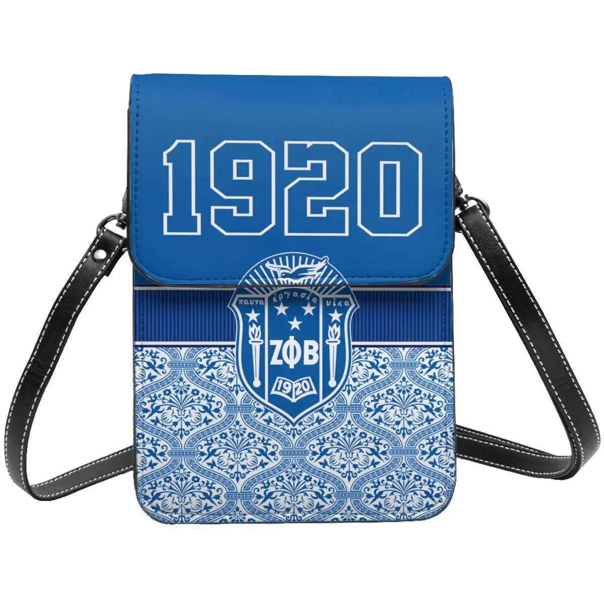 Zeta Phi Beta Crossbody Cell Phone Wallet Bag - Taylor K Shop