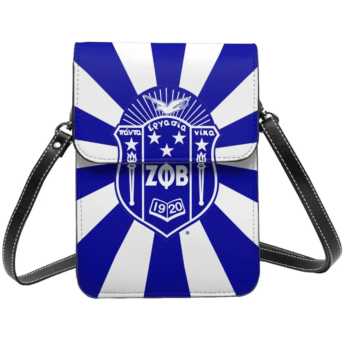 Zeta Phi Beta Crossbody Cell Phone Wallet Bag - Taylor K Shop