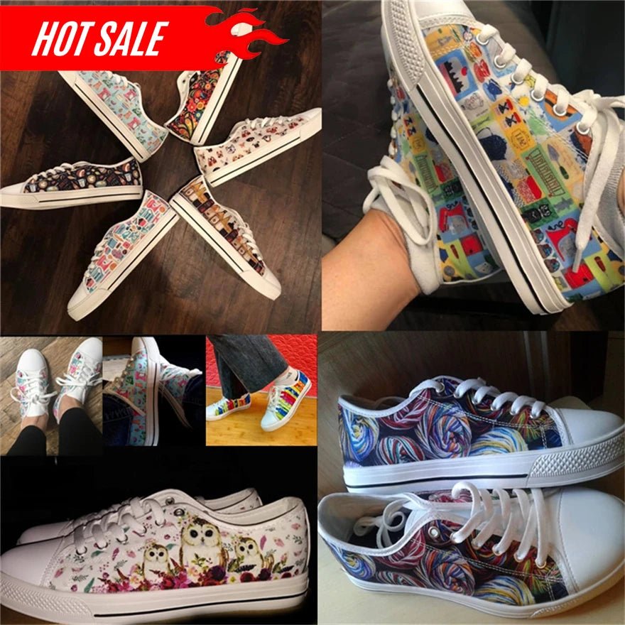 Zeta Phi Beta Womens Custom Classic Canvas Sneakers - Taylor K Shop