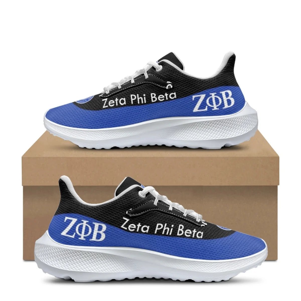 Zeta Phi Beta Womens Stylish Lightweight Breathable Sneakers - Taylor K Shop