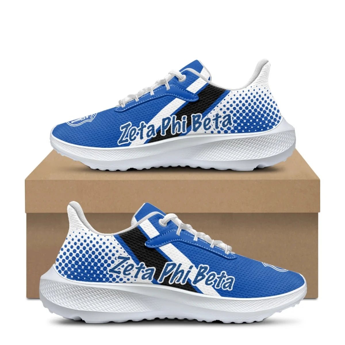 Zeta Phi Beta Womens Stylish Lightweight Breathable Sneakers - Taylor K Shop