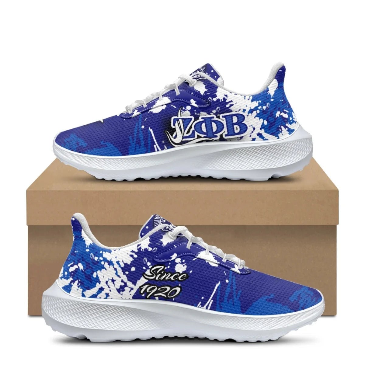 Zeta Phi Beta Womens Stylish Lightweight Breathable Sneakers - Taylor K Shop