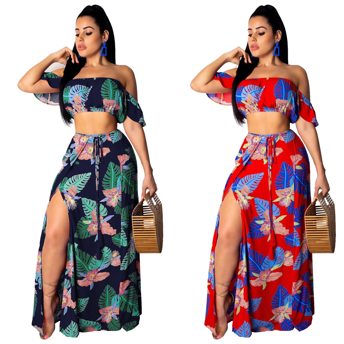 Two-piece printed skirt - taylorkinfo