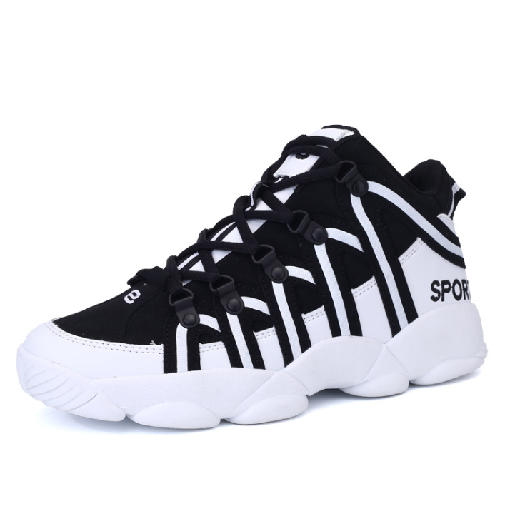 High-top basketball shoes men's boots, couple shoes, practical sports shoes, men's and women's running shoes