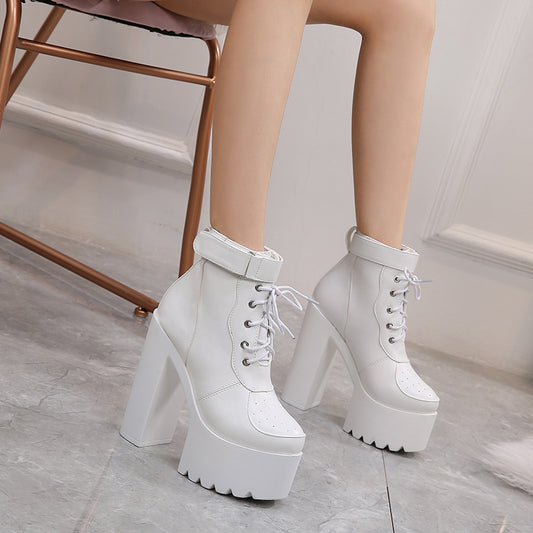 Chunky Martin ankle boots