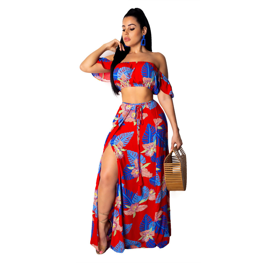 Two-piece printed skirt - taylorkinfo