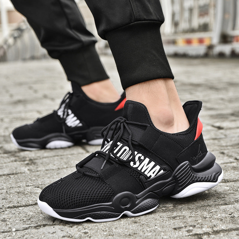 New Men's Shoes Non Slip Wear Resistant Running Shoes Breathable Casual Shoes