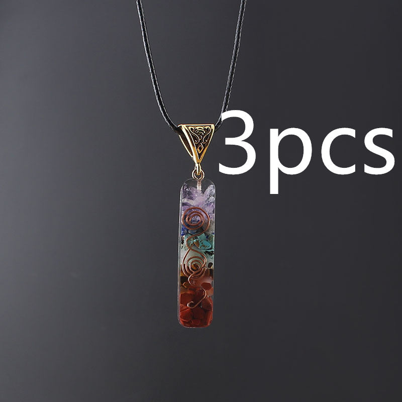 Gravel Seven Chakra Spirit Pendant - taylorkinfo