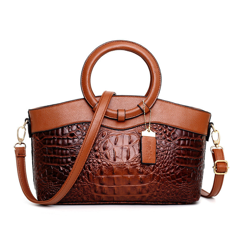 Gykaeo Luxury Handbags Women Bags Designer Crocodile Woman Leather - taylorkinfo