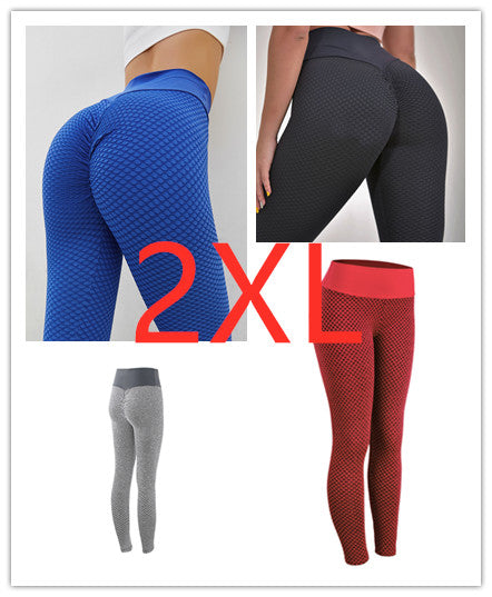 Plaid Leggings Fitness Yoga Pants Women's Seamless High Waist Leggings Breathable Gym - taylorkinfo