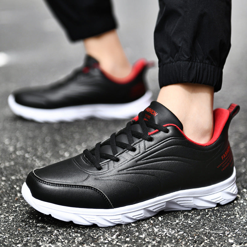 Men'S Breathable Casual Shoes Work Leather Shoes All-Match Sports Shoes Running Men'S Shoes List