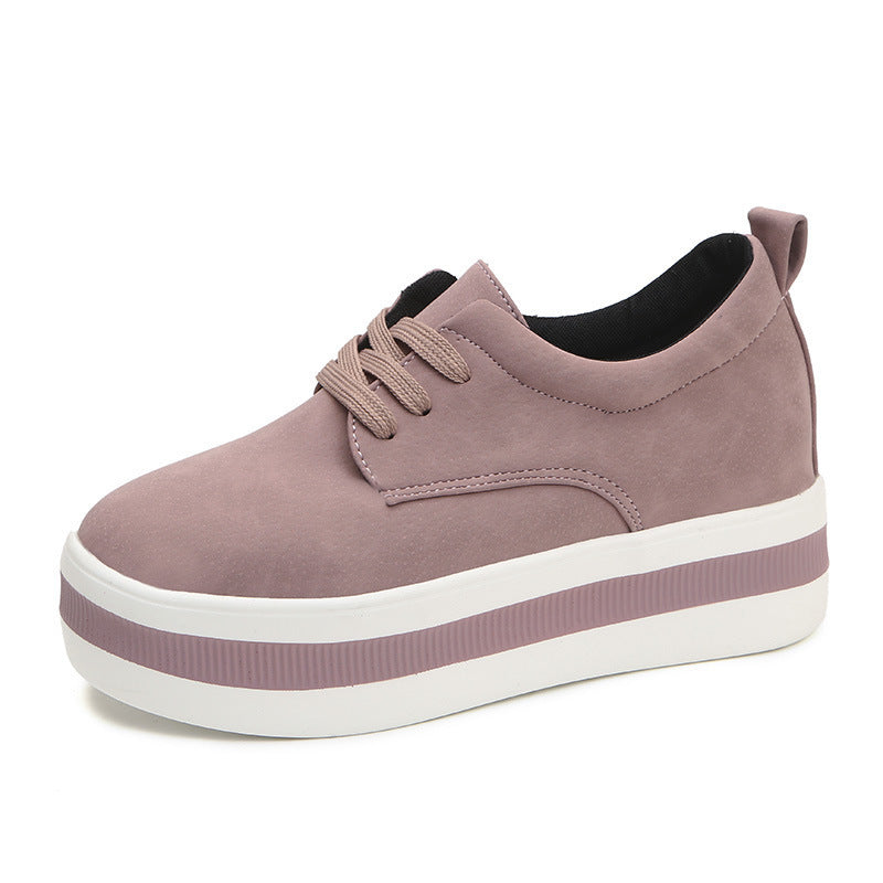 Women'S Platform Platform Shoes All-Match Height Increase Casual Shoes