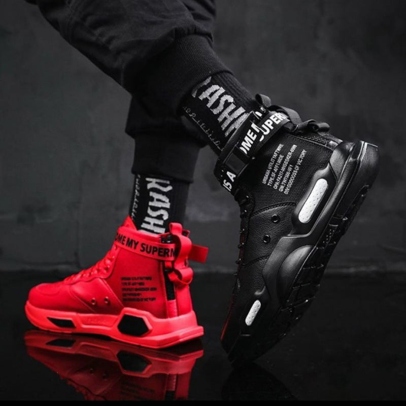 High-top Shoes Men's Shoes Korean Style Trendy Sports Boys Couple Shoes - taylorkinfo