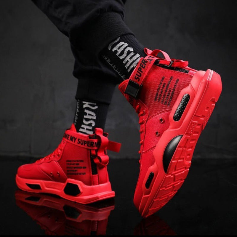 High-top Shoes Men's Shoes Korean Style Trendy Sports Boys Couple Shoes - taylorkinfo