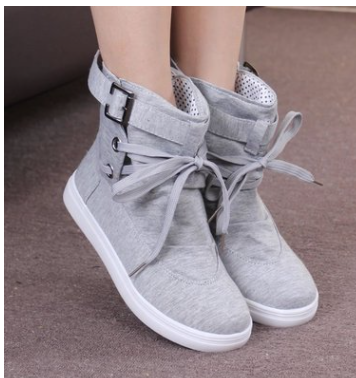 Spring And Autumn New Student Casual Shoes Sports Shoes Short Tube Canvas Shoes Women