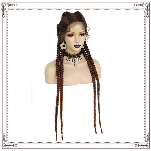 Front Lace Chemical Fiber Wig Hair Set