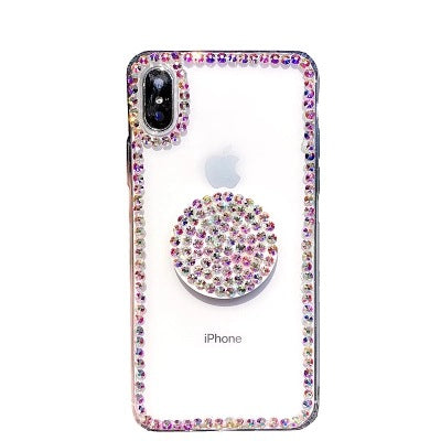 Mobile phone case with diamond airbag holder