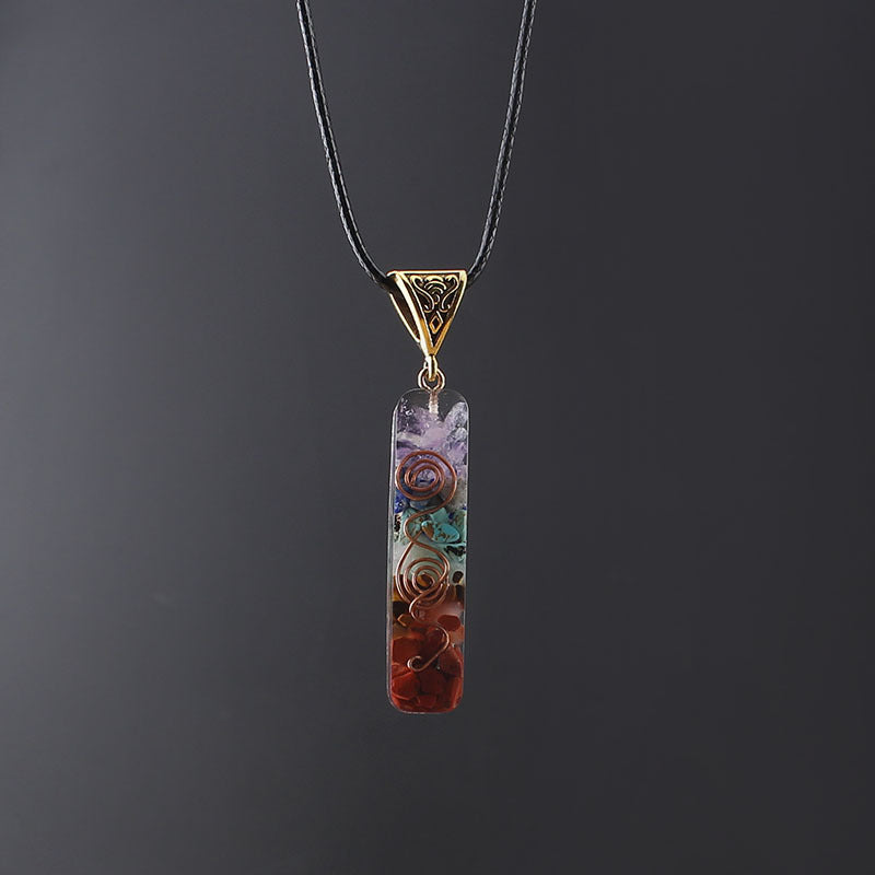 Gravel Seven Chakra Spirit Pendant - taylorkinfo