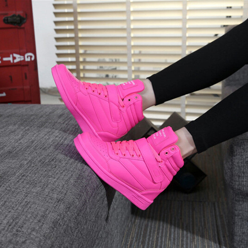 Increased women's high-top shoes