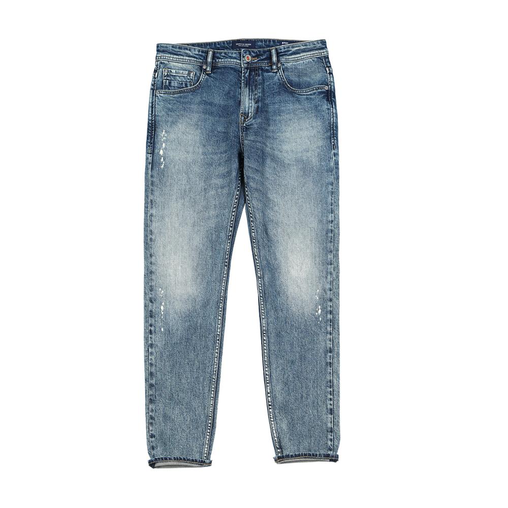 Men's washed jeans